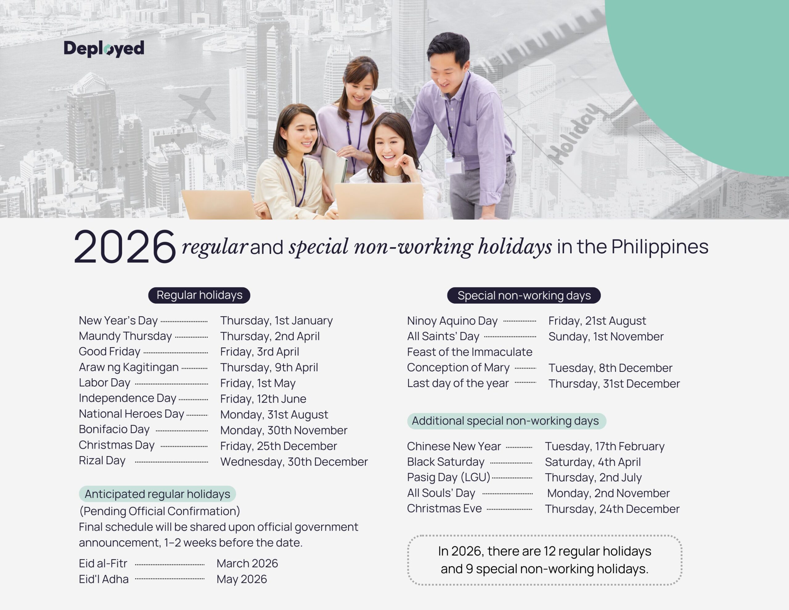 2026 PH Holidays